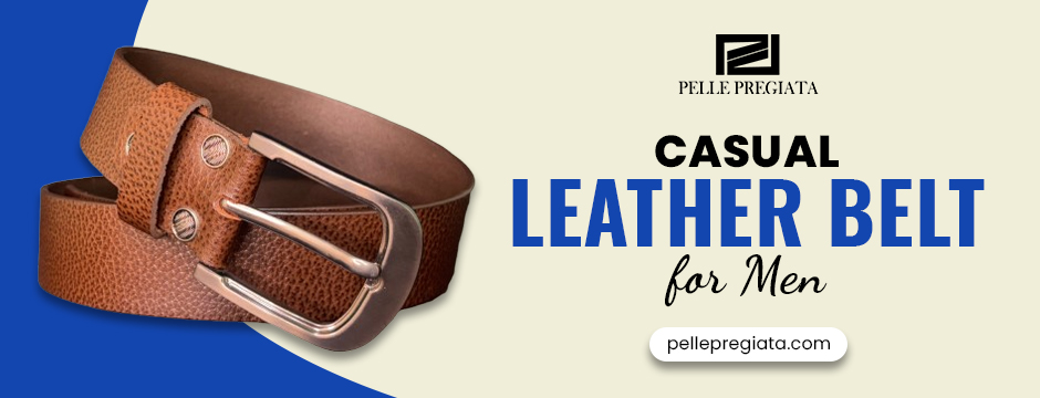 casual leather belt for men