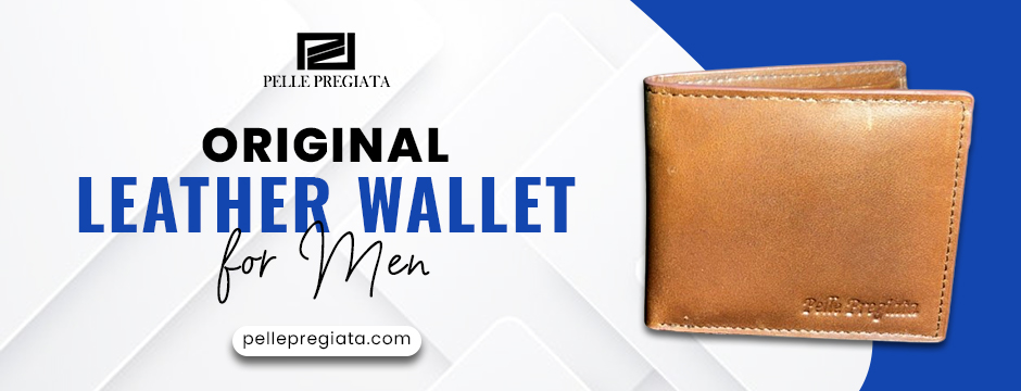 Original leather wallet for men