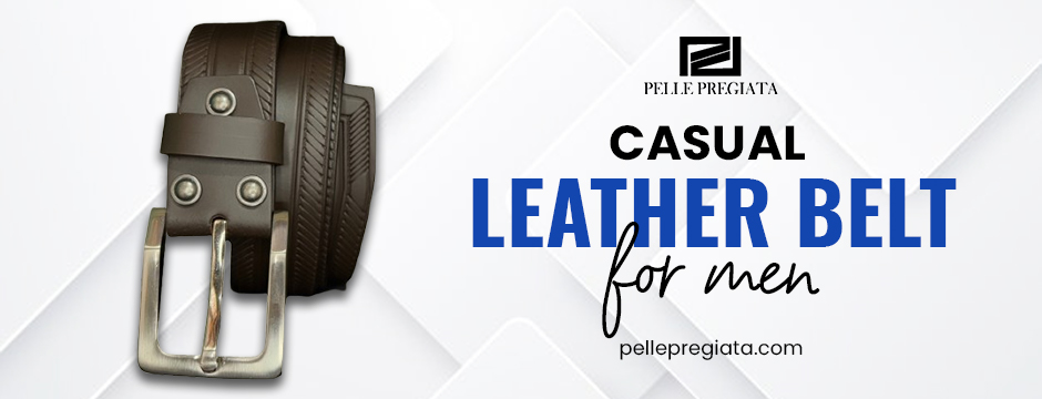 casual leather belt for men