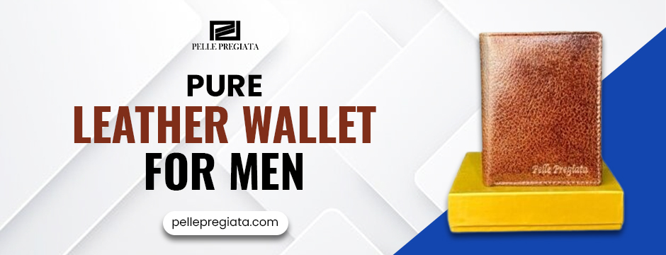 pure leather wallet for men