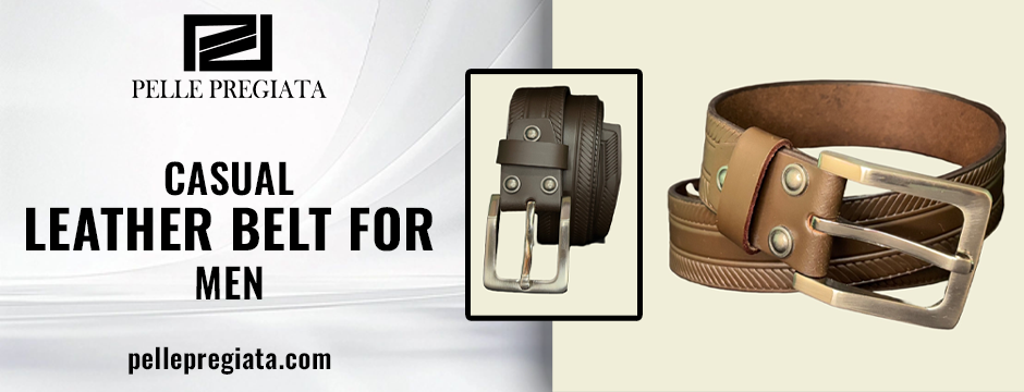 casual leather belt for men