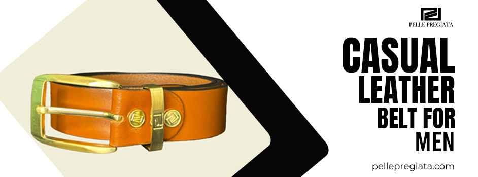 casual leather belt for men