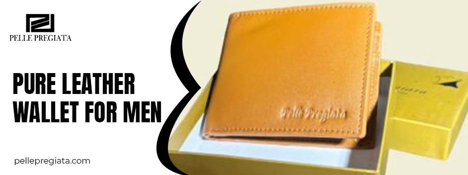 pure leather wallet for men